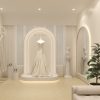 Mẫu Thiết Kế Studio Váy Cưới màu trắng tinh khôi