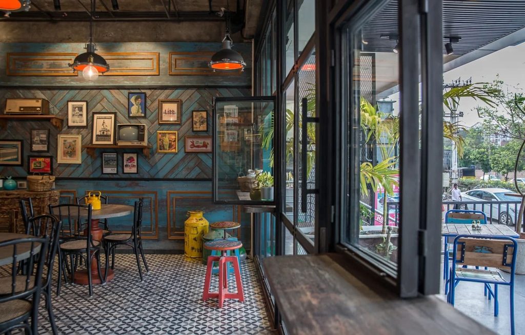 Mẫu thiết kế nhà hàng theo phong cách vintage tại quận 3 HCM Mẫu thiết kế nhà hàng theo phong cách vintage tại quận 3 HCM