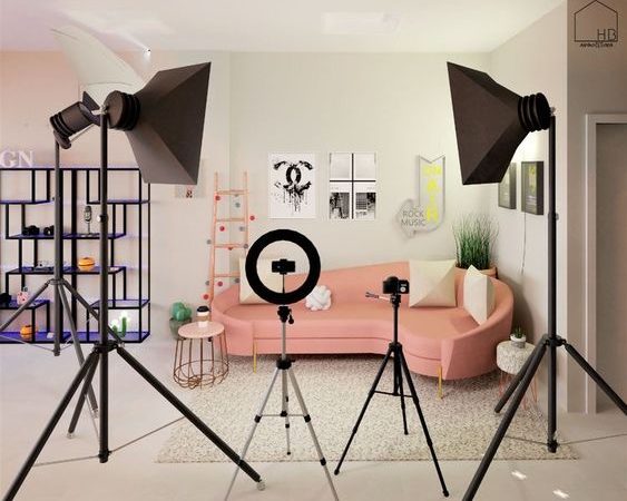 Mẫu thiết kế phòng livestream nội thất