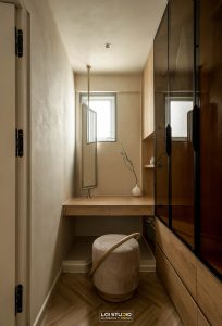 Phòng vệ sinh chung cư phong cách Wabi Sabi sang trọng - Trọng Design