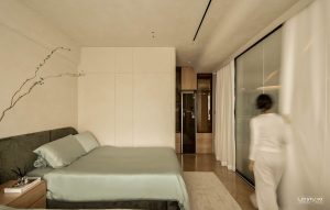 Thi công Phòng ngủ 2 giường chung cư phong cách Wabi Sabi sang trọng - Trọng Design