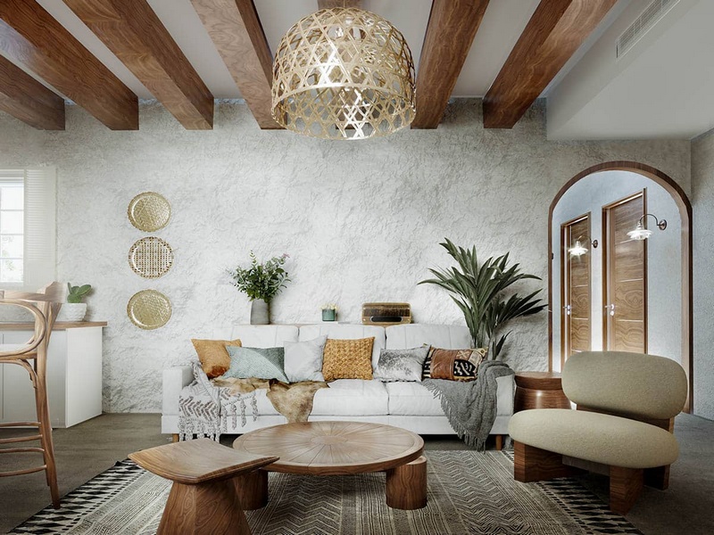 thiết kế nội thất phong cách Rustic thiết kế nội thất phong cách Rustic