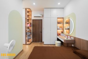 26 Thiết kế thi công phòng ngủ đơn giản nhà phố 3 tầng trọn gói Bình Dương | Trọng Design