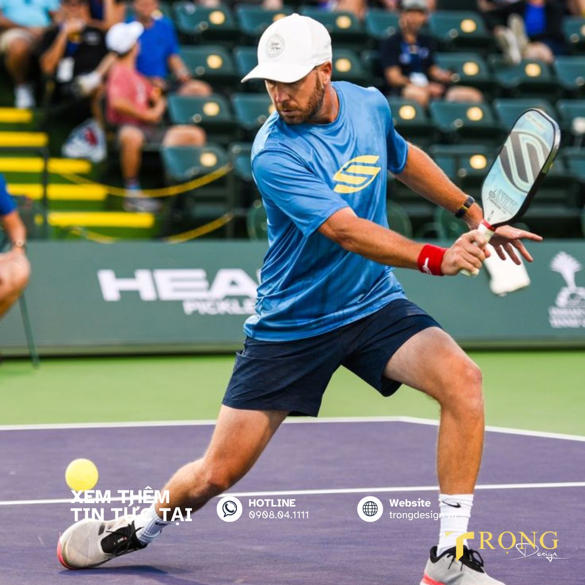 Bảng giá thiết kế thi công sân thi đấu pickleball trọn gói _ Trọng Design