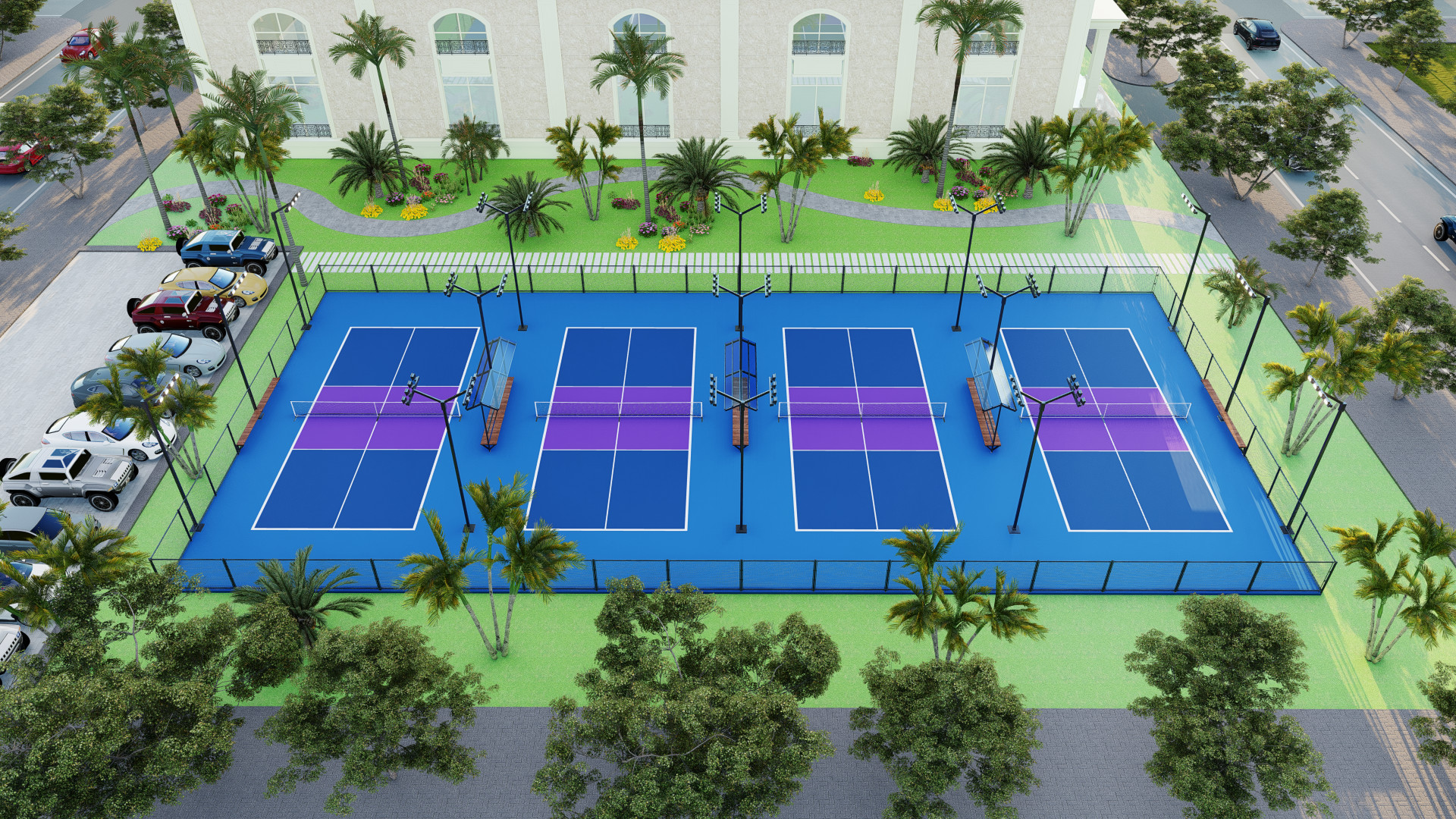 Dự án Sân Pickleball Ngoài Trời Dự án Sân Pickleball Ngoài Trời
