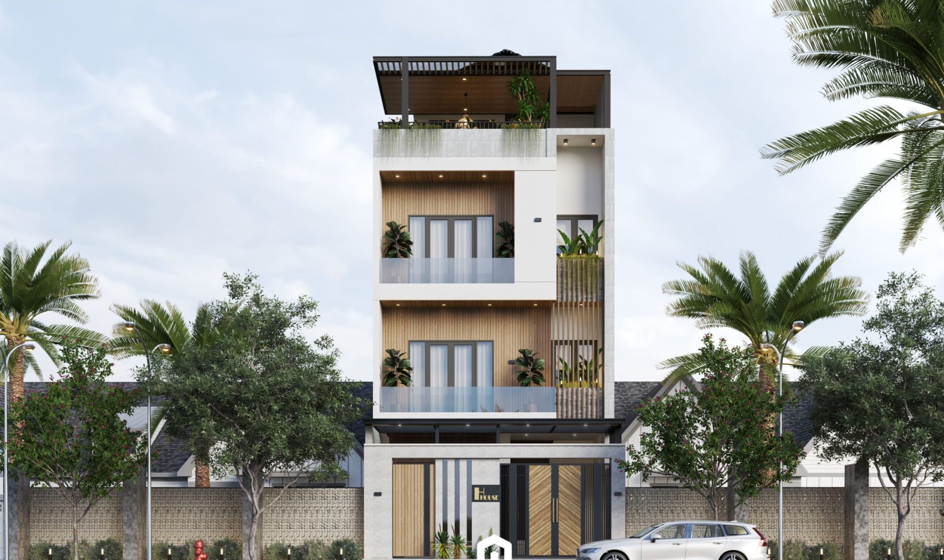 Mẫu Nhà Phố Hiện Đại Của Chị Kim Mẫu Nhà Phố Hiện Đại Của Chị Kim
