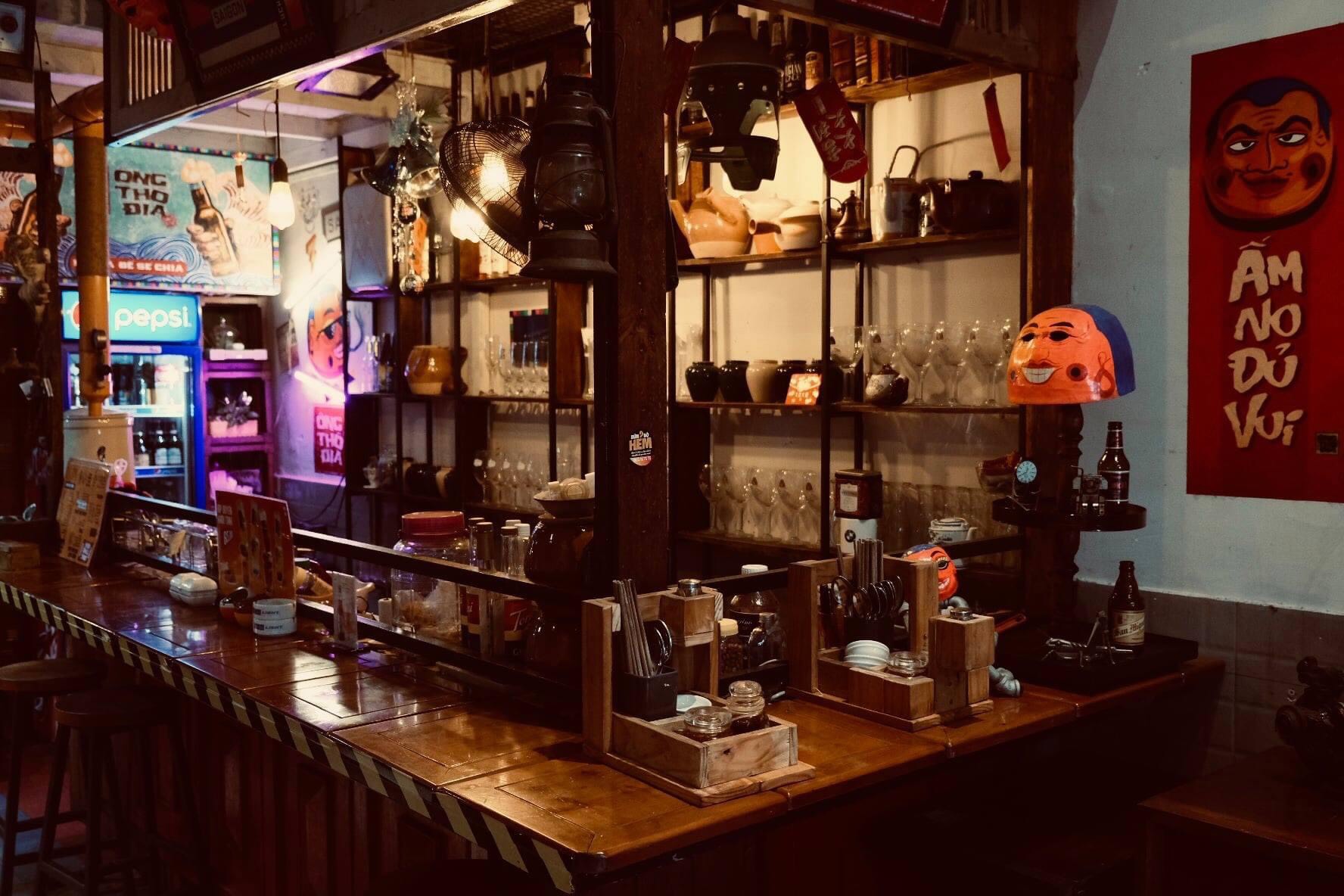 Quán cafe Hẻm Ông Thổ Địa Quán cafe Hẻm Ông Thổ Địa