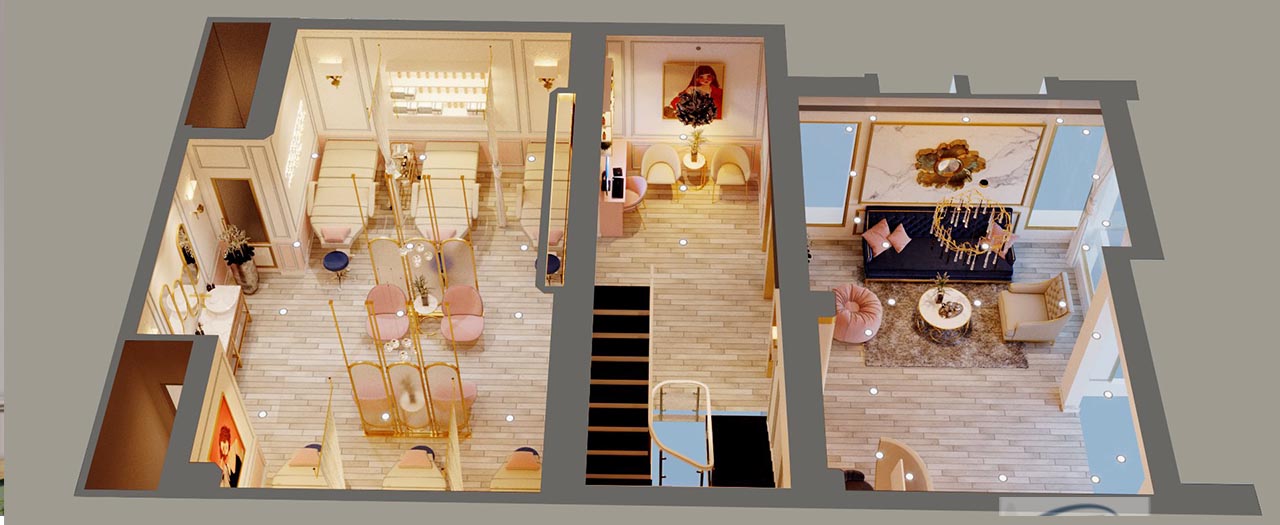 Thiết kế không gian spa Thiết kế không gian spa