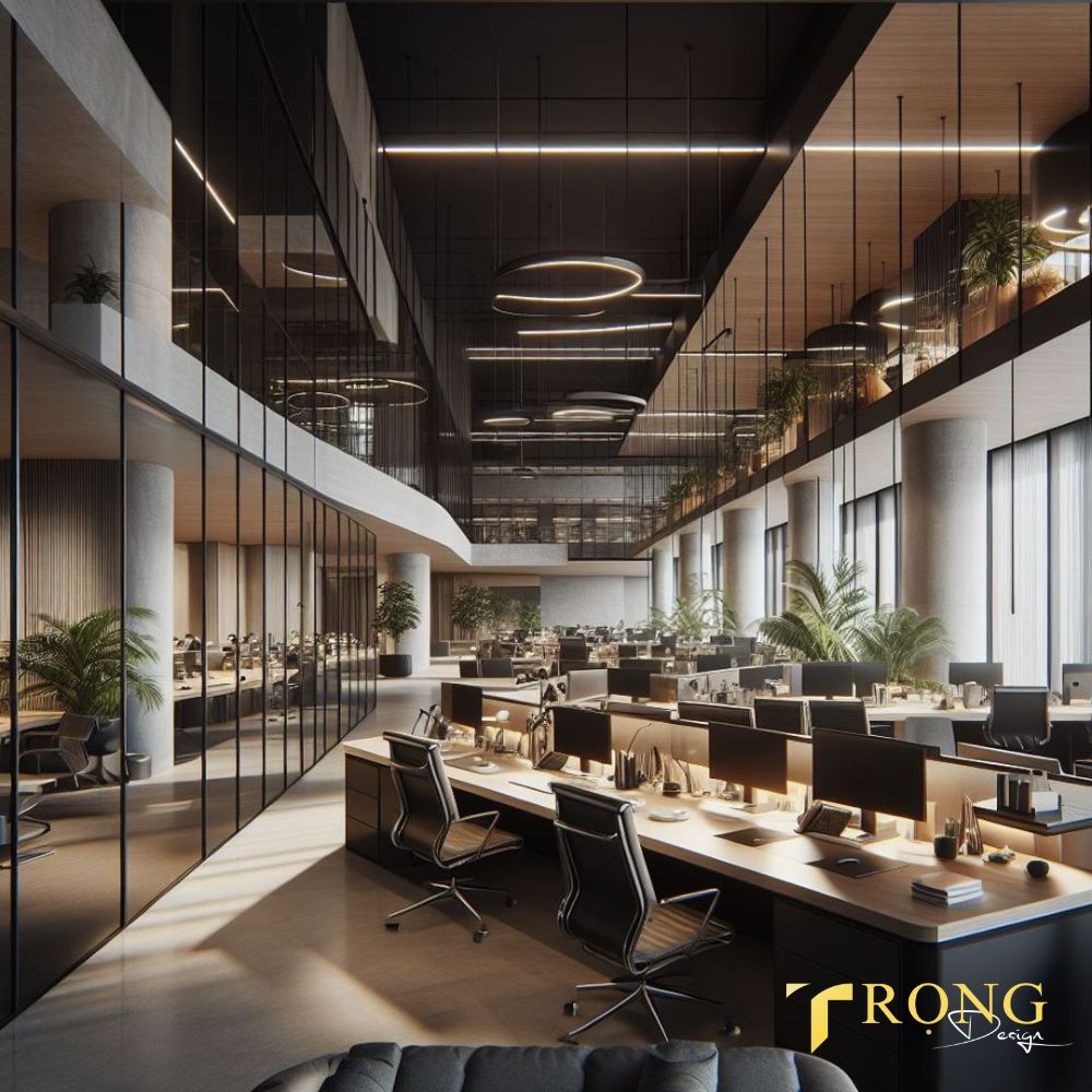 42 Thiết kế _ thi công mẫu văn phòng trọn gói giá tốt toàn quốc _ Trọng Design