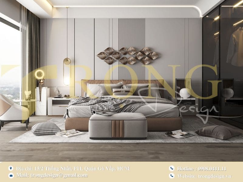 Phong cách thiết kế phòng ngủ hiện đại
