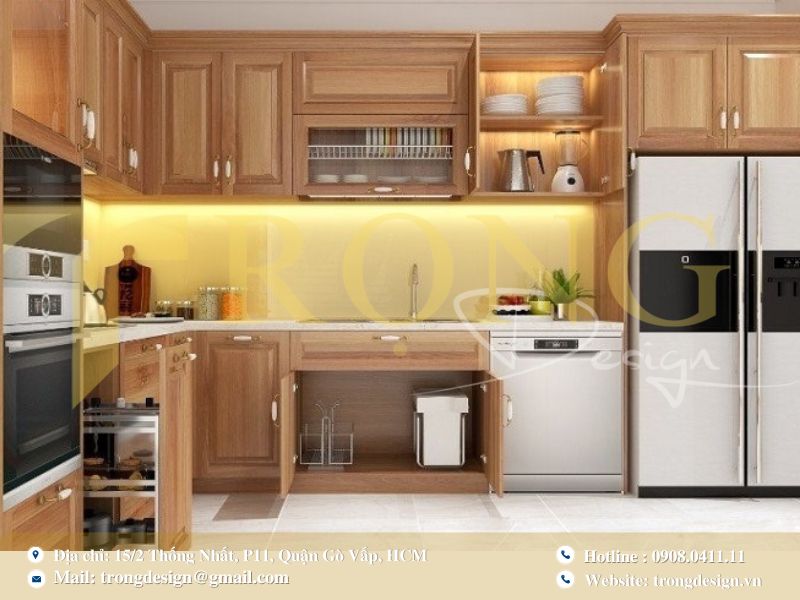 Thiết kế phòng bếp thông minh, hiện đại