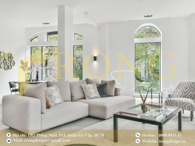Mẫu thiết kế phòng khách phong cách Bắc Âu