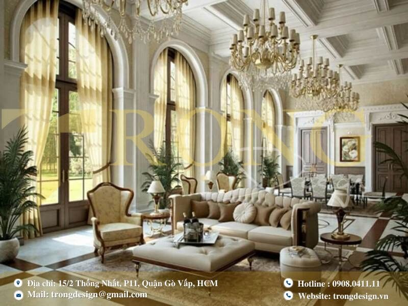 Thiết kế biệt thự phong cách luxury