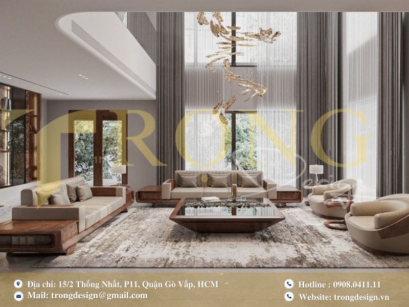 Thiết kế biệt thự phong cách hiện đại