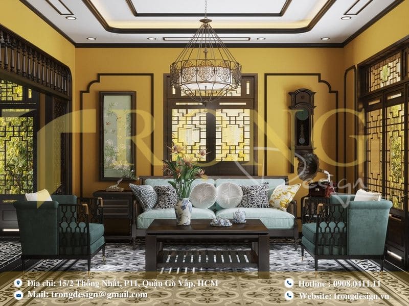 Thiết kế biệt thự phong cách Indochine