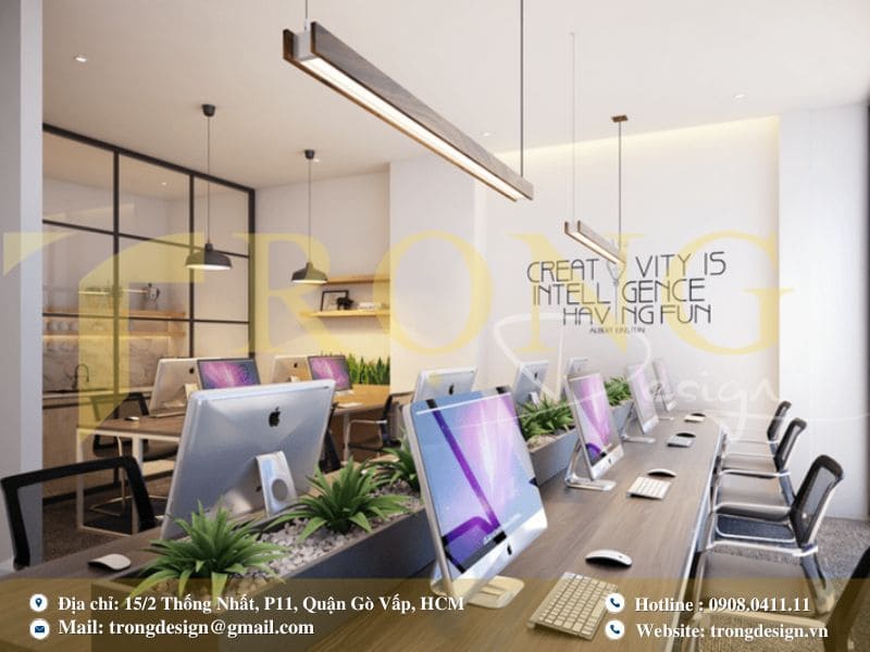 Xu hướng thiết kế văn phòng 30m²