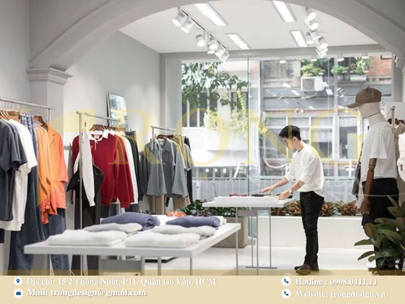 Các yếu tố ảnh hưởng đến chi phí thi công shop thời trang quận 1