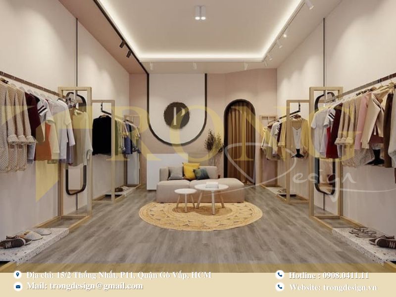 Trọng Design - đơn vị thi công shop thời trang quận 1 uy tín