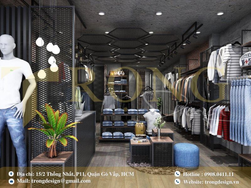 Các mẫu thiết kế shop thời trang quận 8
