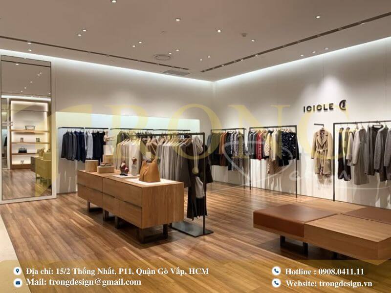 Thiết kế shop thời trang nữ phong cách vintage giữa lòng quận 11