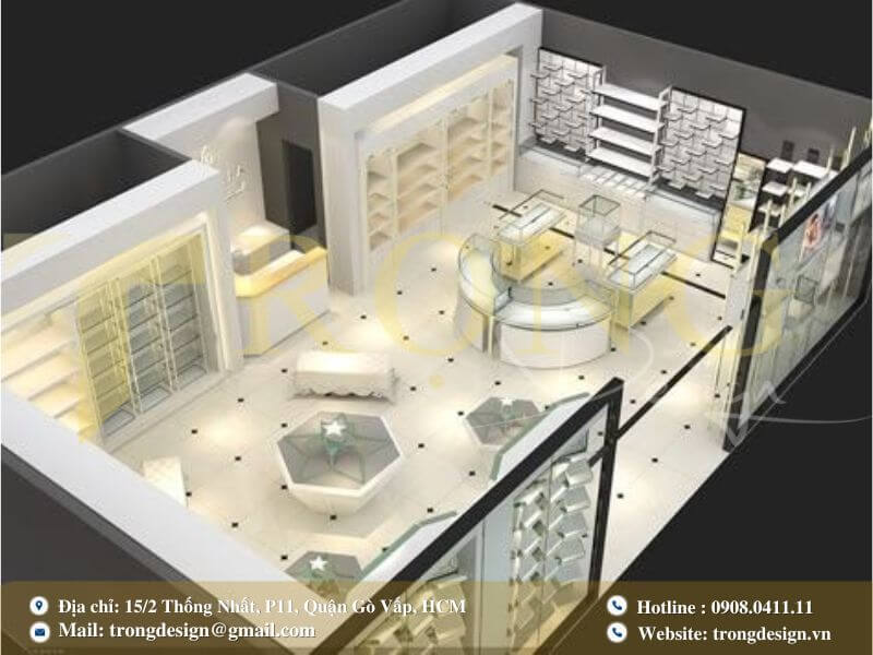 Cách bố trí ánh sáng thông minh trong thiết kế shop thời trang