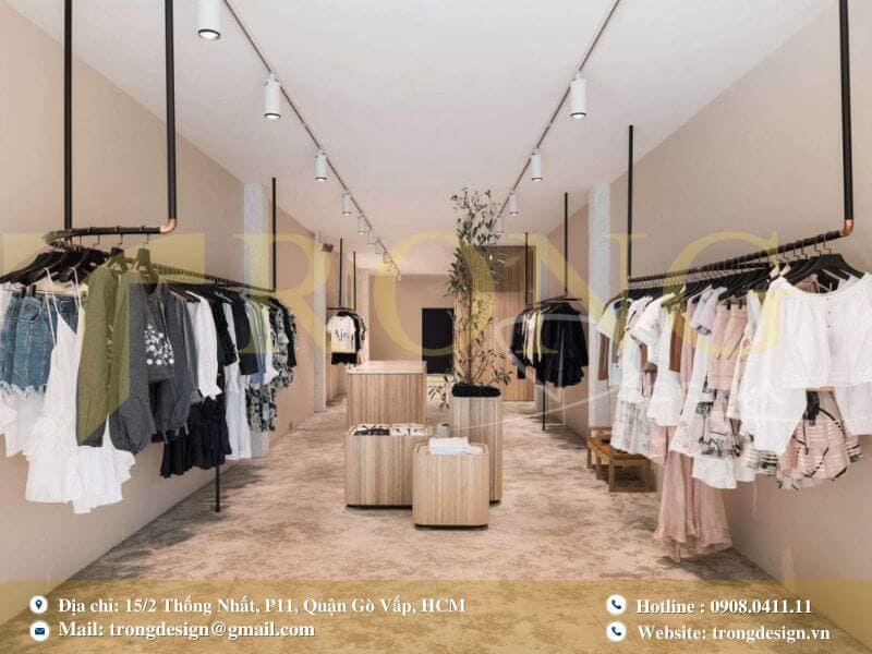 Mẫu shop phong cách Hàn Quốc hiện đại