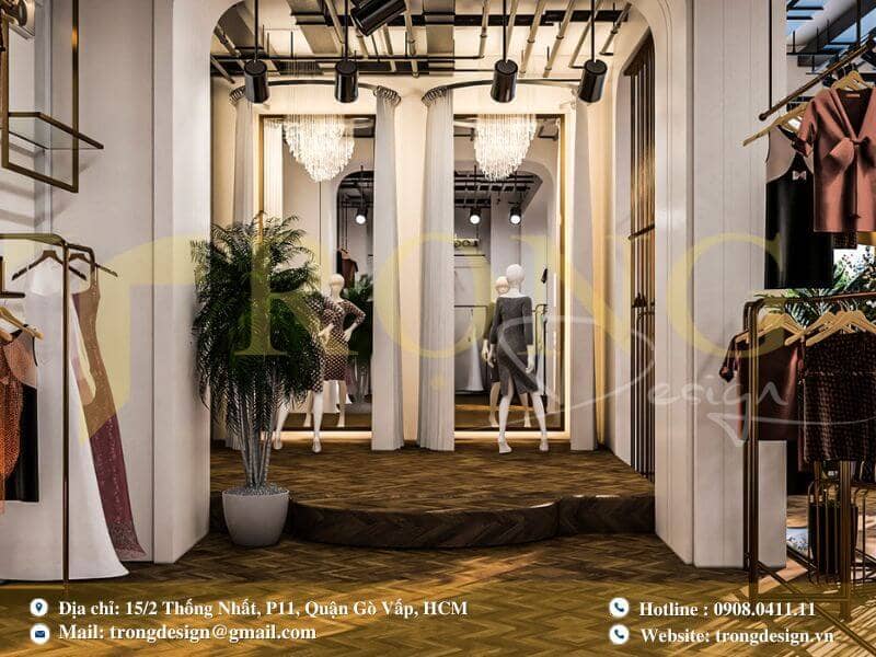 Mẫu thiết kế shop theo mô hình concept store
