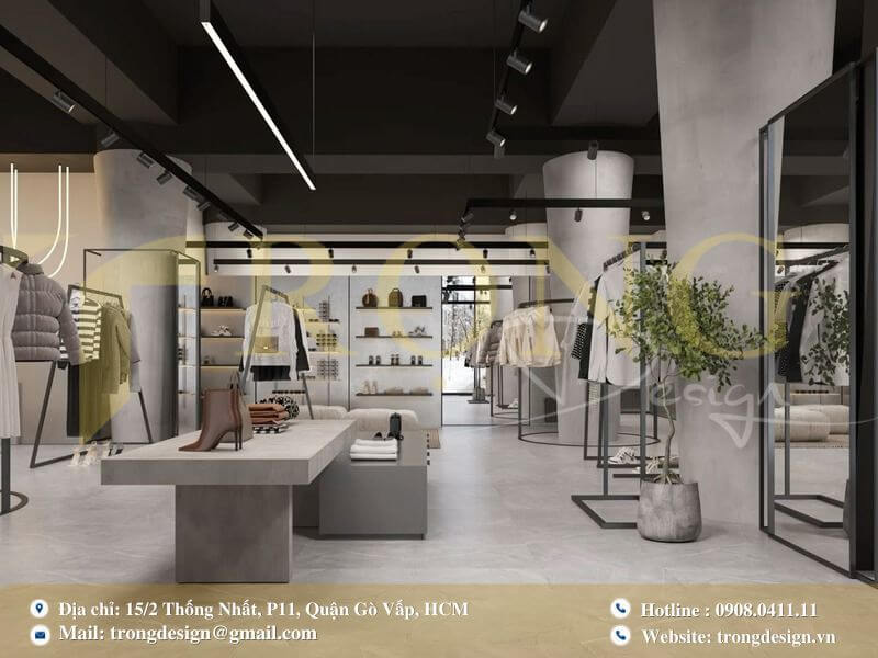 Các mẫu thiết kế shop thời trang quận Bình Thạnh đẹp nhất 2025