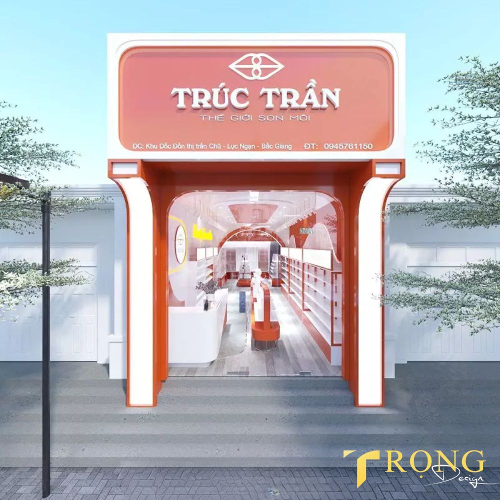 10_ Thiết kế_ thi công bảng hiệu Cửa hàng mỹ phẩm _ Trọng Design