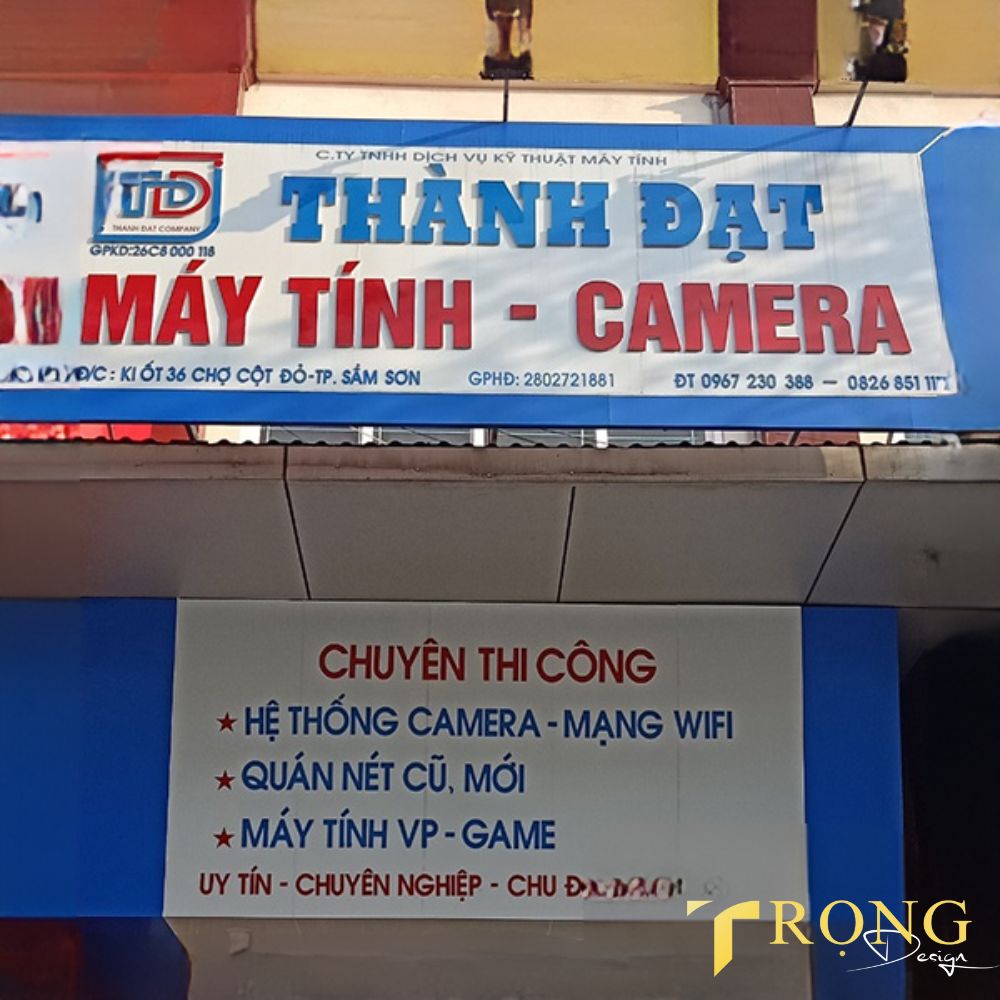 12_ Thiết kế_ thi công bảng hiệu Cửa hàng laptop & camera _ Trọng Design