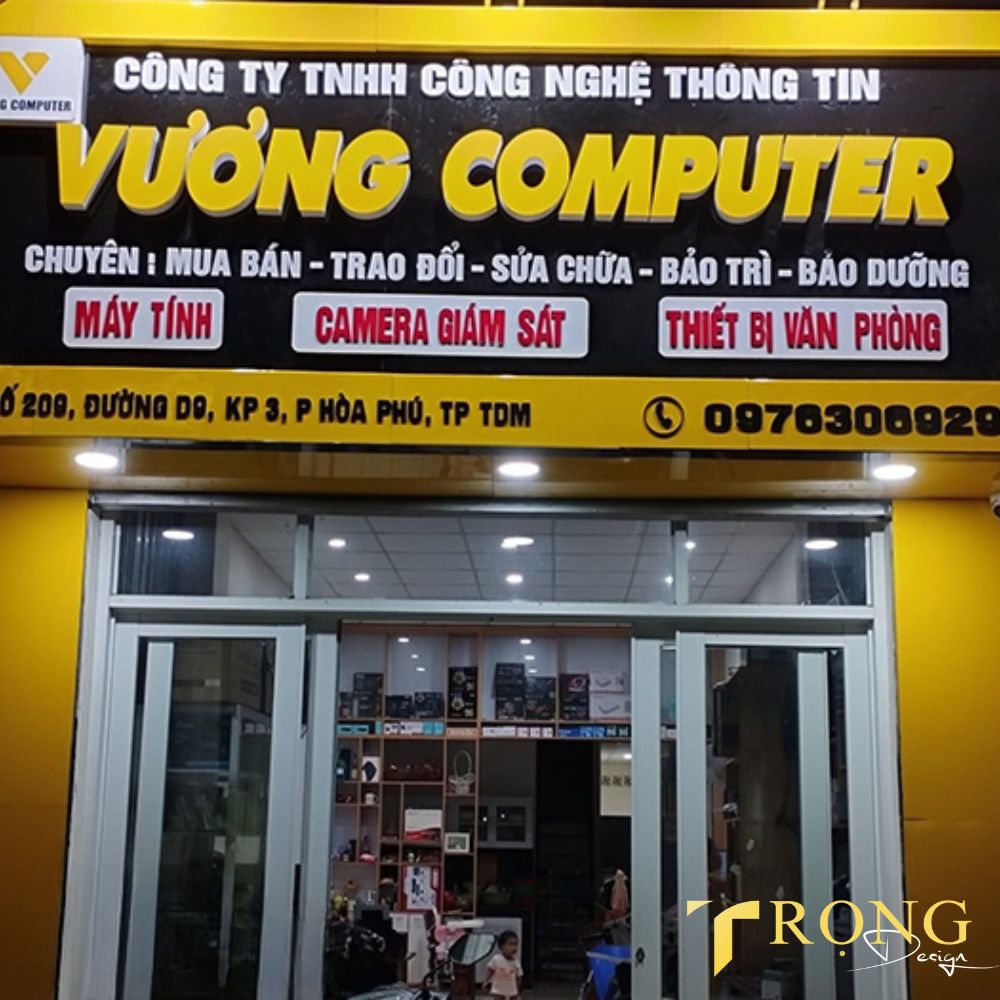 15_ Thiết kế_ thi công bảng hiệu Cửa hàng laptop & camera _ Trọng Design