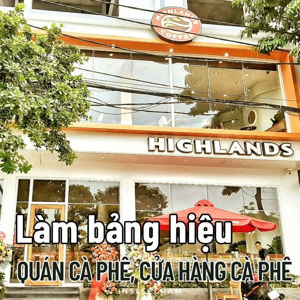18 Làm bảng hiệu Quán cà phê_ cửa hàng cà phê, cafe đẹp giá rẻ, thu hút khách hàng _ Trọng Design