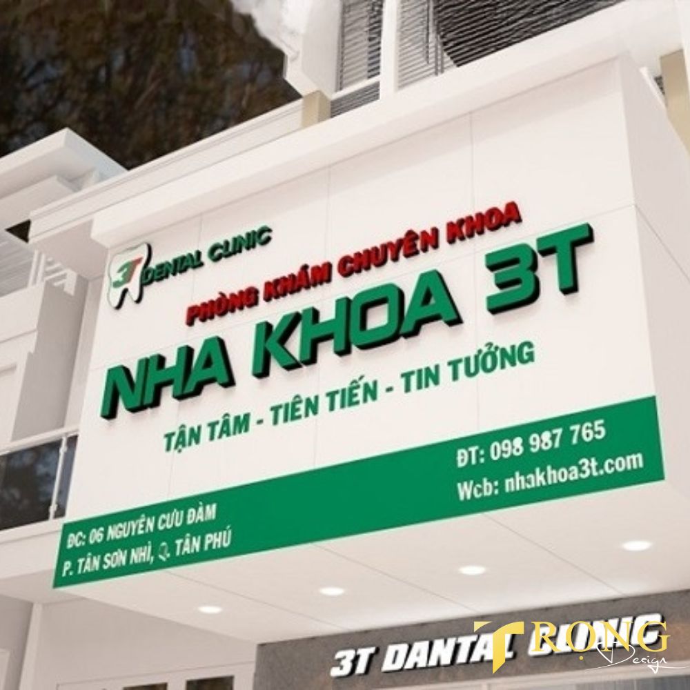 1_ Thiết kế_ thi công bảng hiệu Phòng khám _ Trọng Design