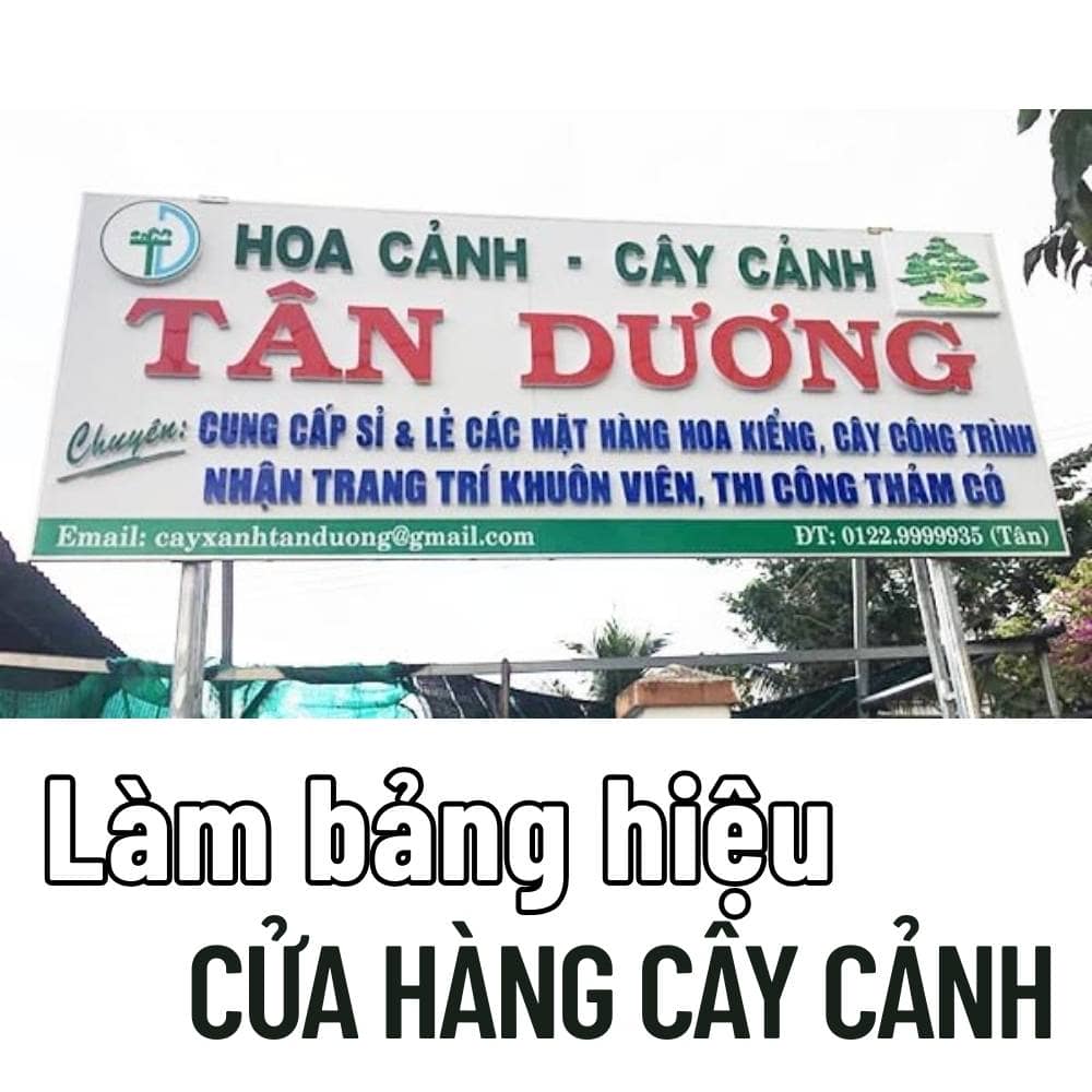 20 Làm bảng hiệu Cửa hàng cây cảnh_ tiệm cây cảnh đẹp giá rẻ, thu hút khách hàng _ Trọng Design