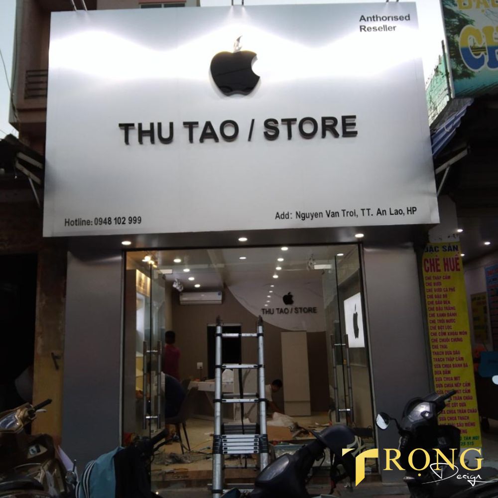 3_ Thiết kế_ thi công bảng hiệu Cửa hàng điện thoại di động_iphone _ Trọng Design