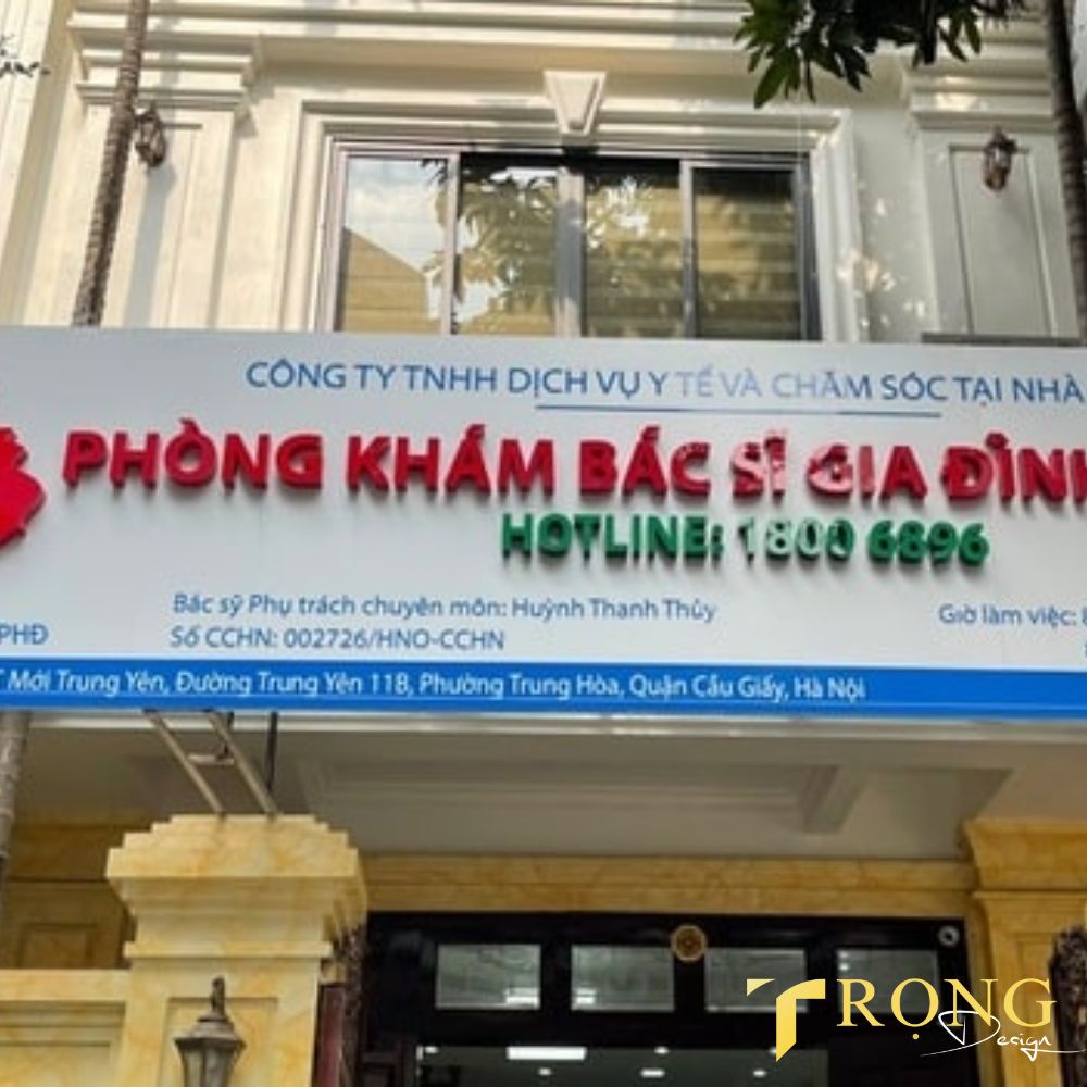 3_ Thiết kế_ thi công bảng hiệu Phòng khám _ Trọng Design