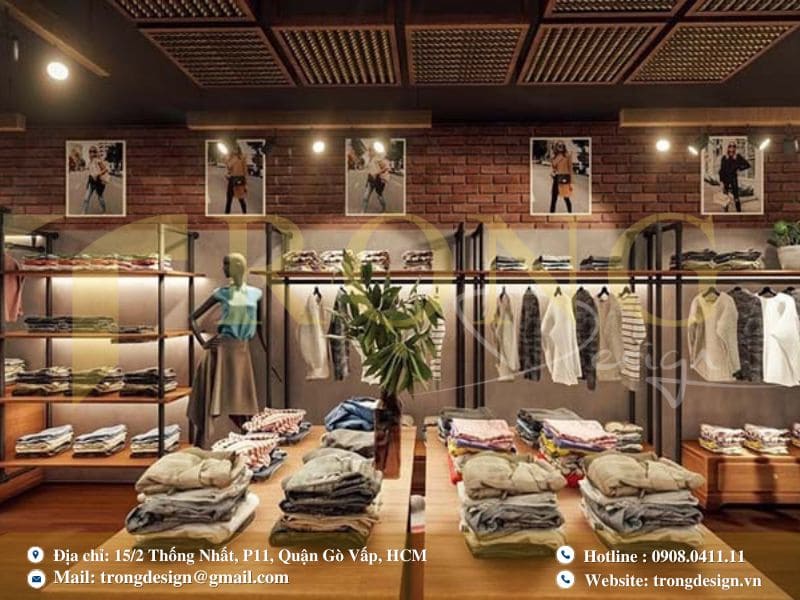 Cần lưu ý gì khi thiết kế shop thời trang tại huyện Củ Chi?