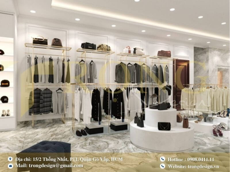 Khám phá các mẫu thiết kế shop thời trang Huyện Nhà Bè hiện đại nhất