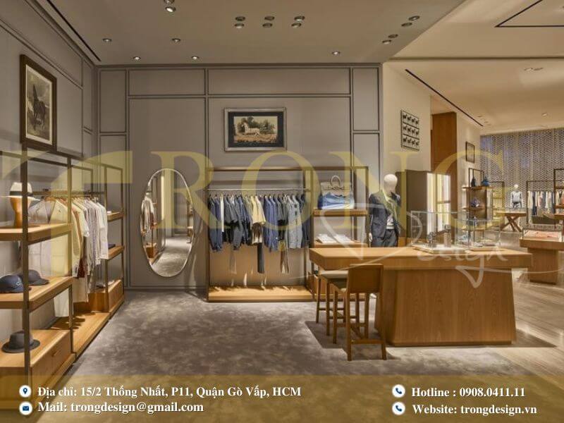Trọng Design - Đơn vị chuyên thiết kế shop thời trang quận Bình Tân uy tín