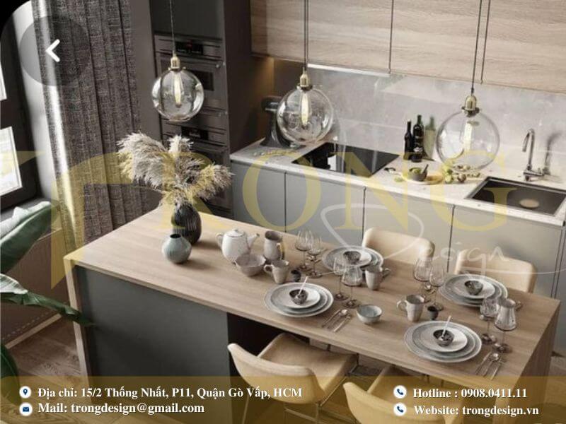 Vì sao cần thuê đơn vị thiết kế thi công phòng bếp ở Quận 1?