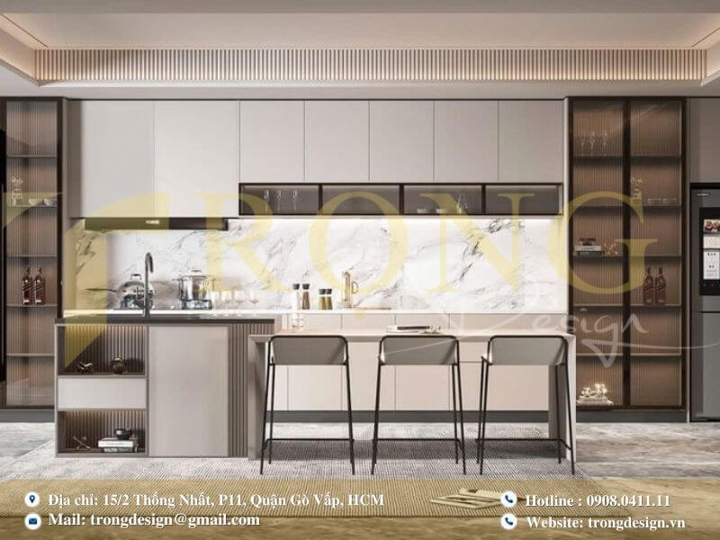 Tiêu chí lựa chọn đơn vị thiết kế thi công phòng bếp quận 3 uy tín