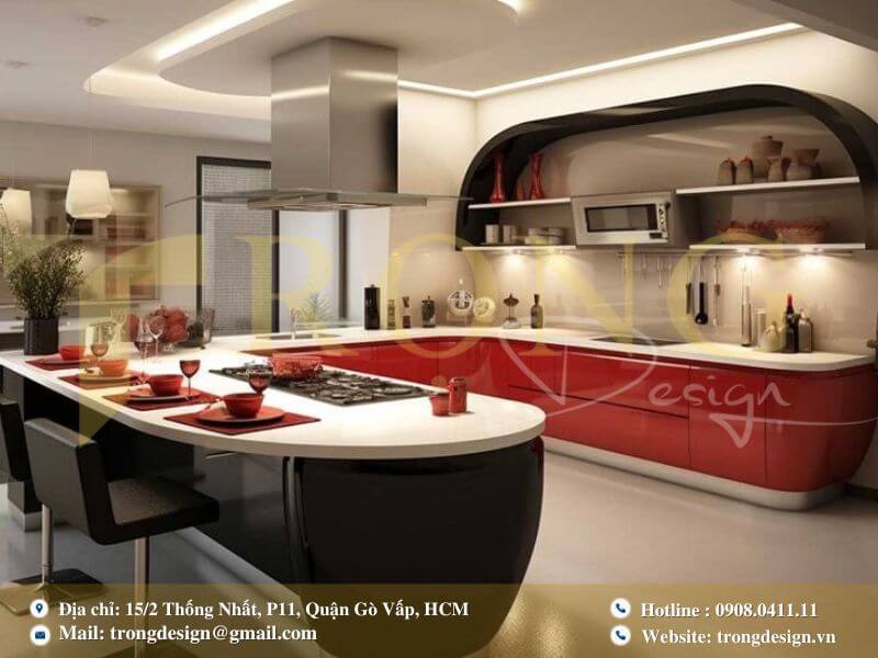 Ngắm nhìn các mẫu thiết kế thi công phòng bếp quận 4