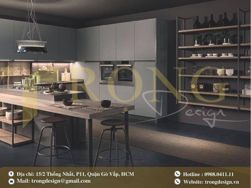 Làm sao để lựa chọn đơn vị thiết kế thi công phòng bếp quận 6?