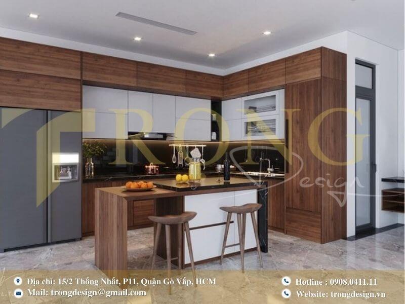 Quy trình thiết kế và thi công phòng bếp quận 6 tại Trọng Design