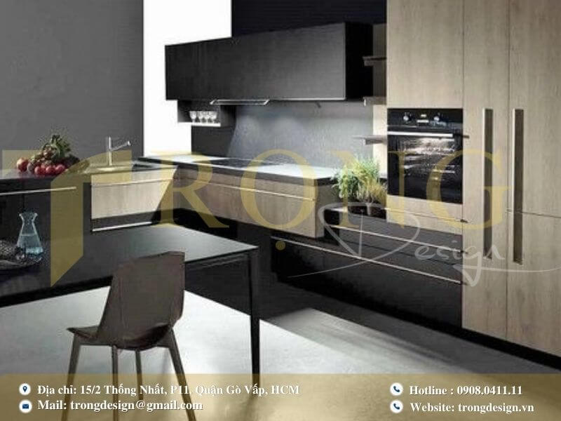 Trọng Design - đơn vị cung cấp dịch vụ thiết kế thi công phòng bếp Tân Bình uy tín