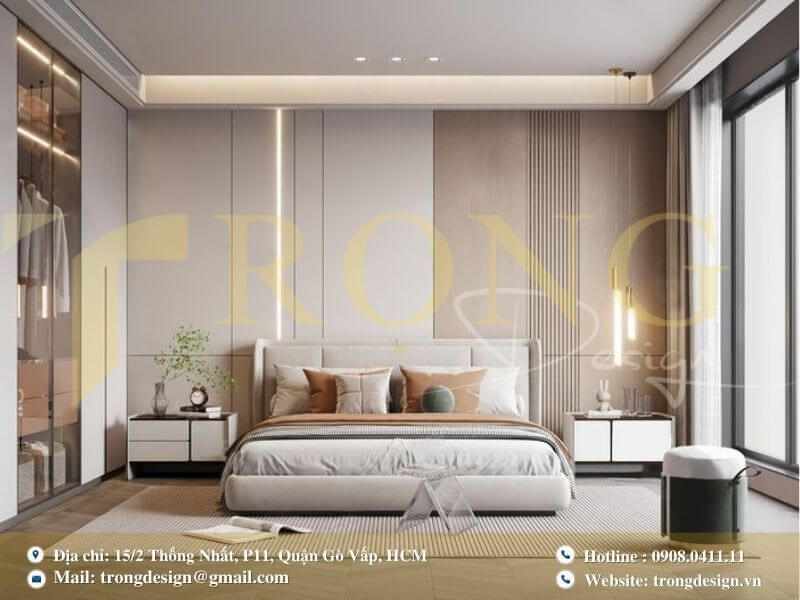 Quy trình thiết kế thi công phòng ngủ quận 3 tại Trọng Design