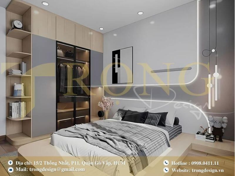 Khám phá các mẫu thiết kế thi công phòng ngủ quận 3