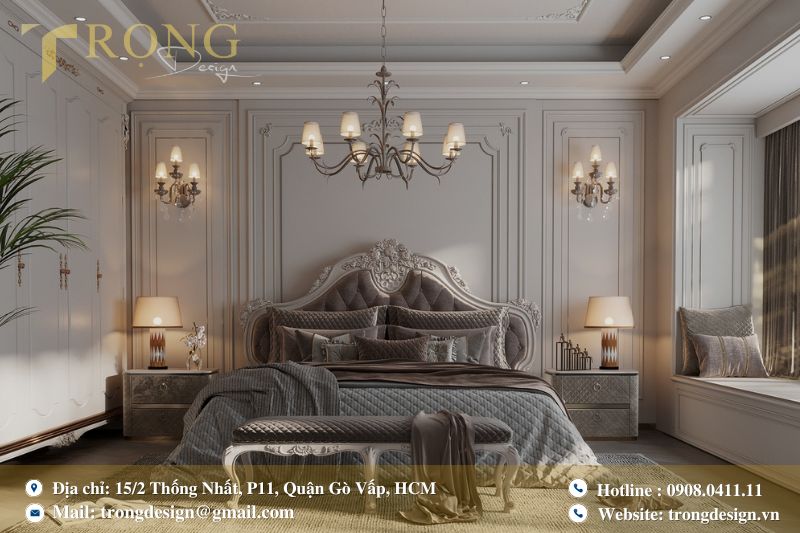 Các chi tiết cổ điển cho phòng ngủ