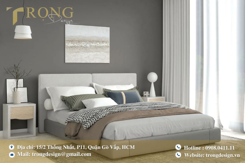 Cửa sổ lớn chiếm hết một mặt tường