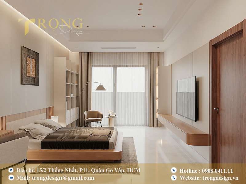 Trọng Design - đơn vị thiết kế thi công phòng ngủ quận 6 tốt nhất